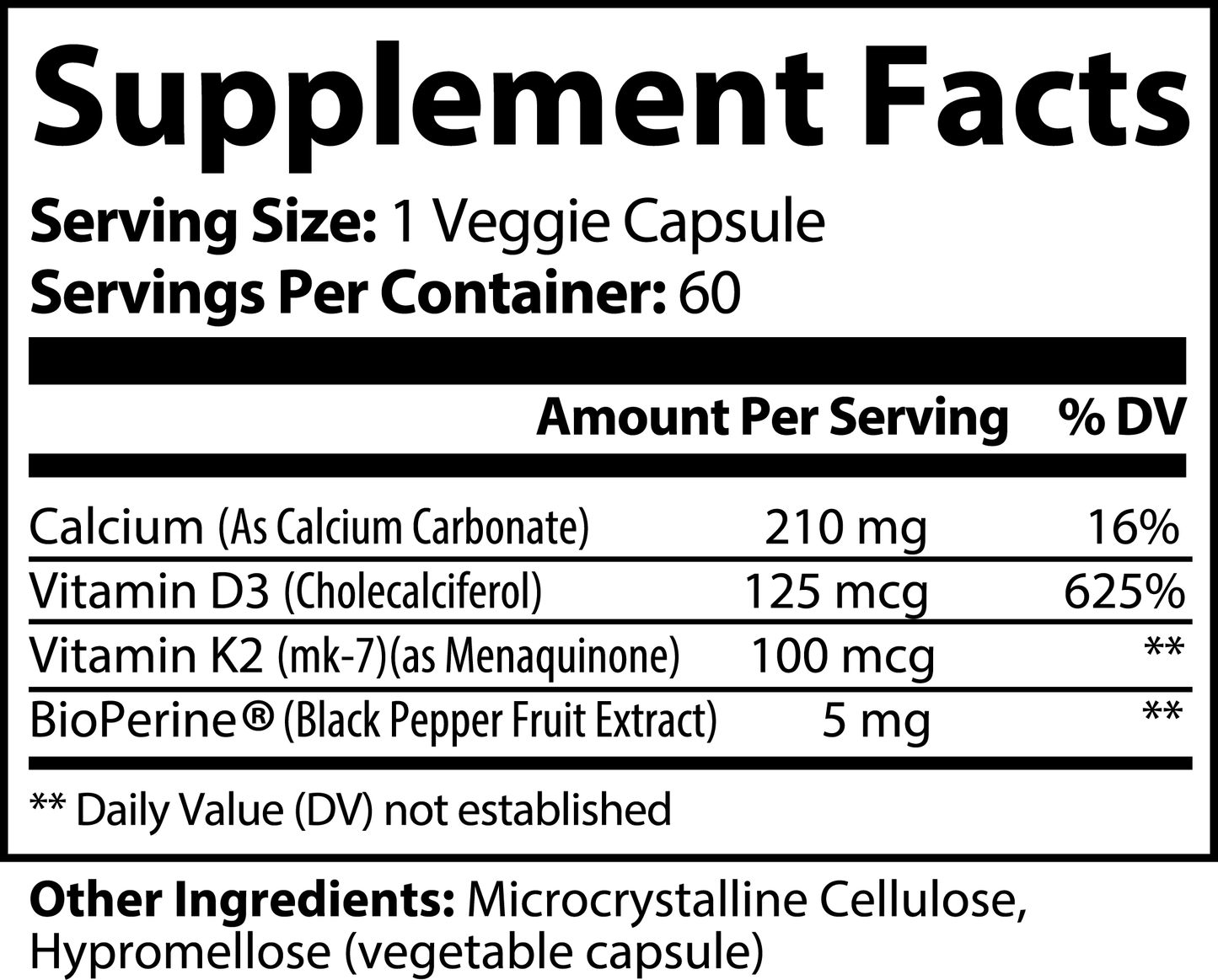 Vitamin K2 & D3